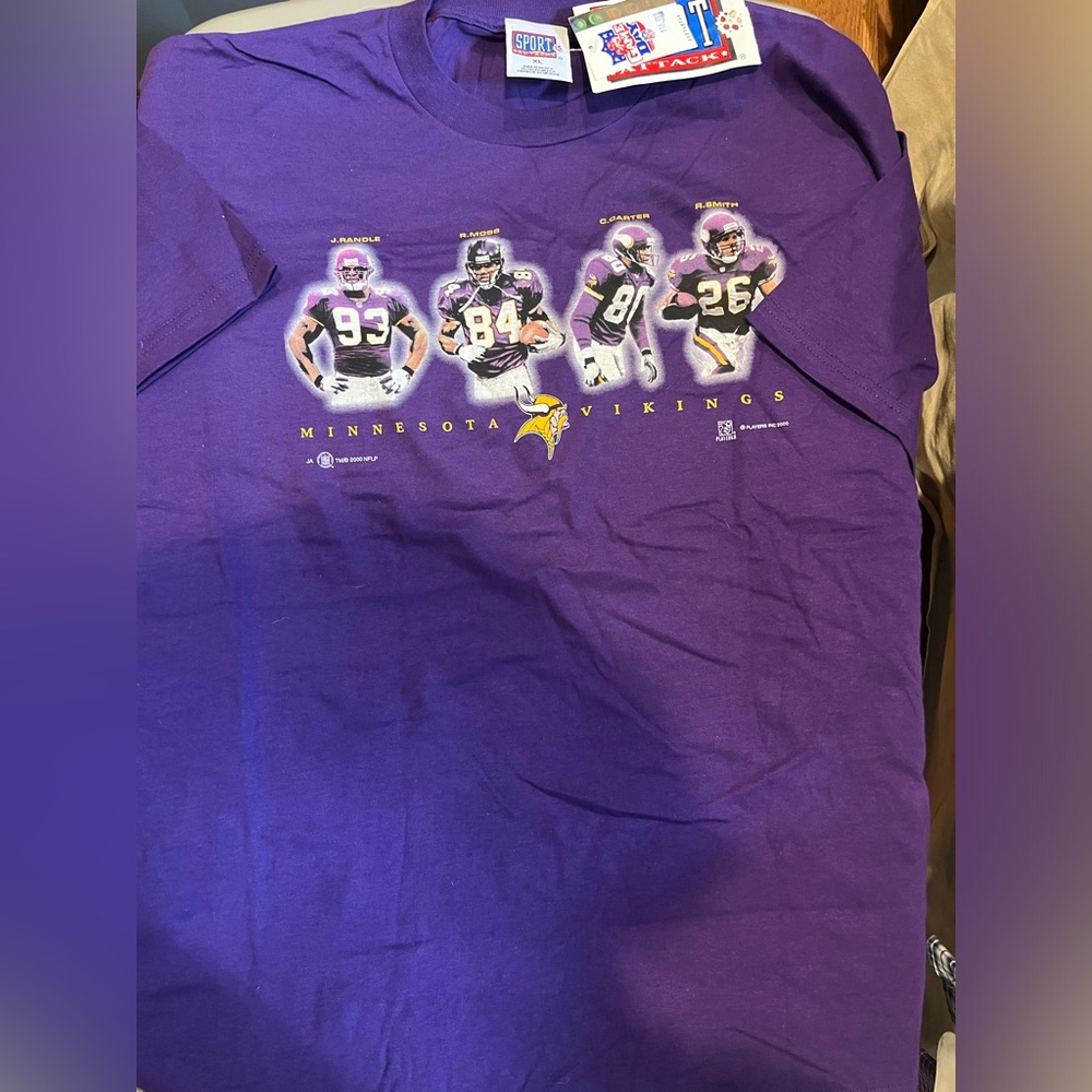 Minnesota Vikings Vintage Shirt Size XL NWT